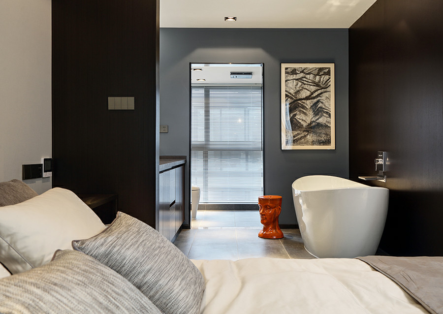 现代 240 平庭院别墅丨中国-23