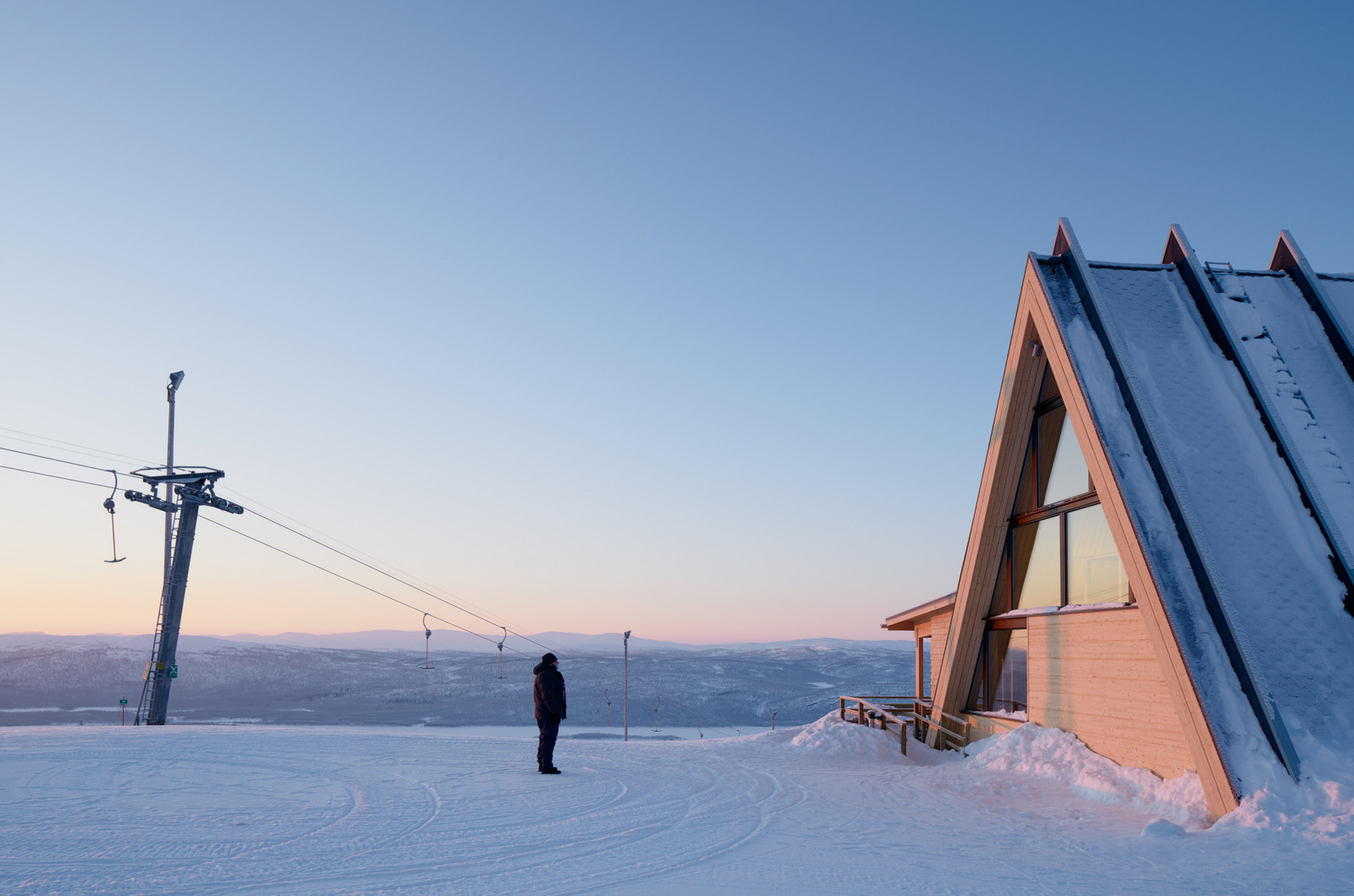 雪山木屋餐厅，瑞典 / Murman Arkitekter-5