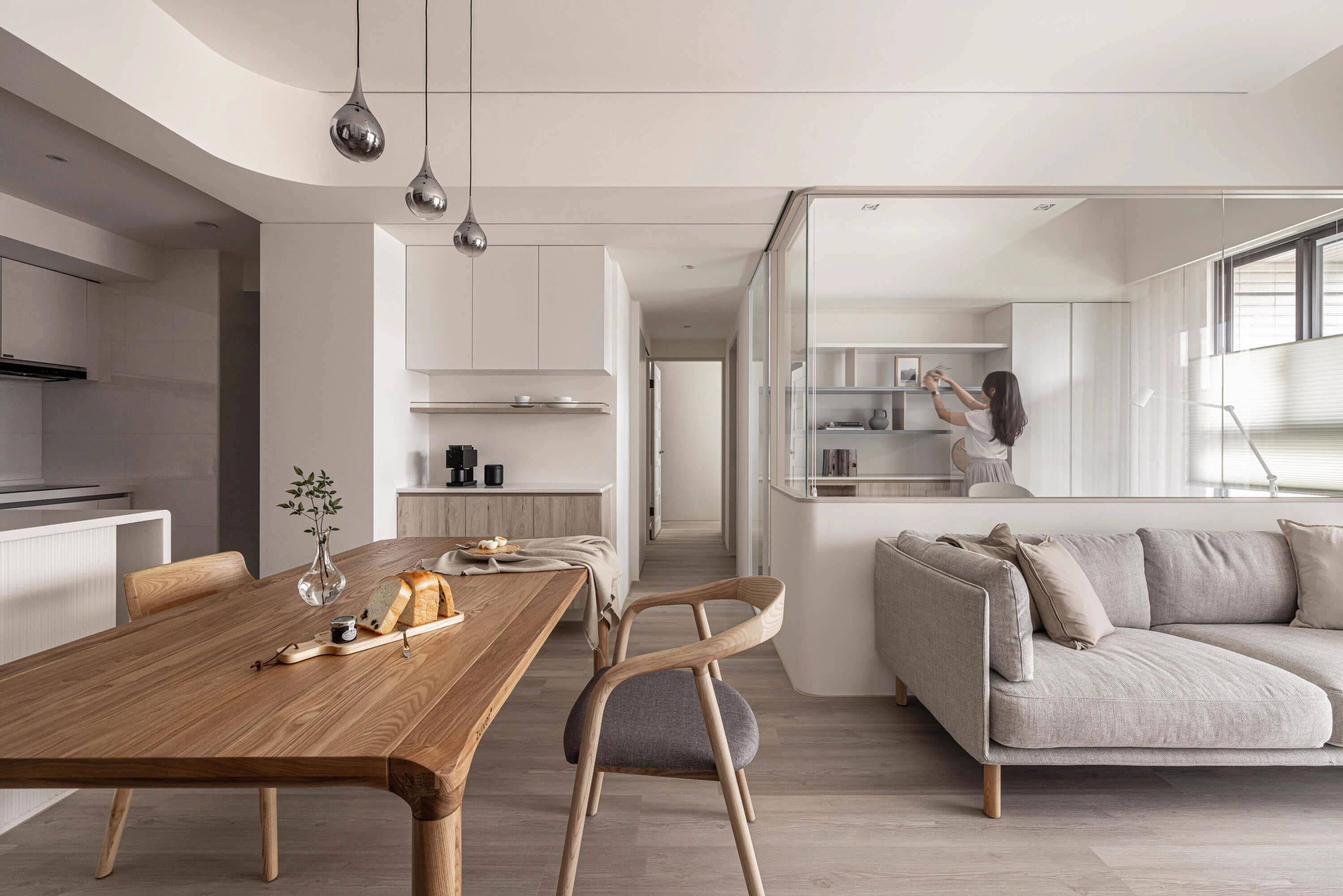 温润奶油风居家空间丨寓子设计-51