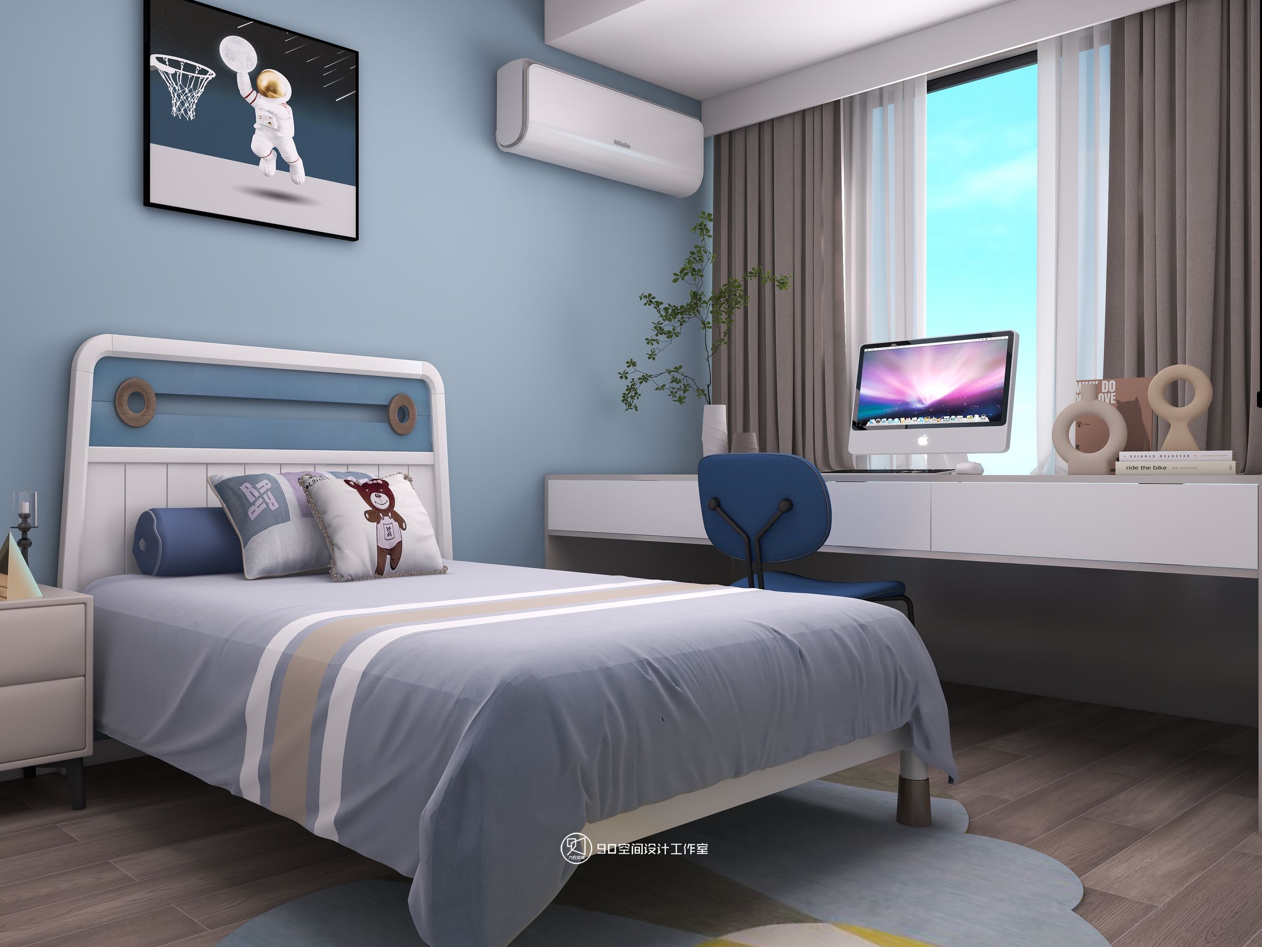 135㎡现代简约开放式餐厨设计-44