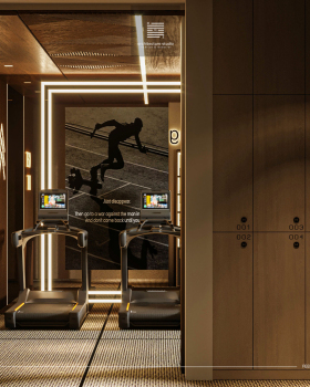 私人健身房丨Qatar丨A2Z Architects