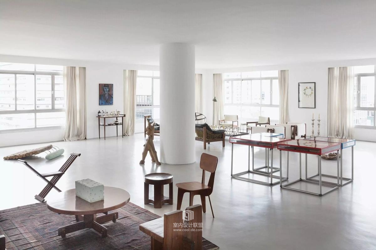 巴西圣保罗以艺术为魂的豪华公寓-11