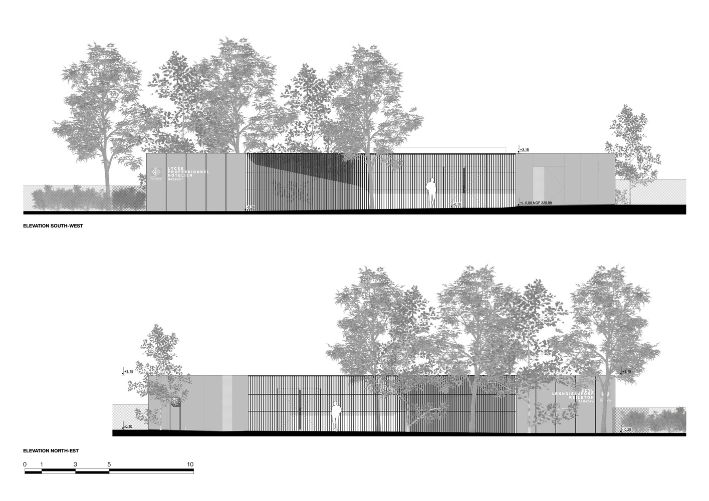 法国 Mazamet 酒店学院改造丨Tocrault & Dupuy Architectes-29