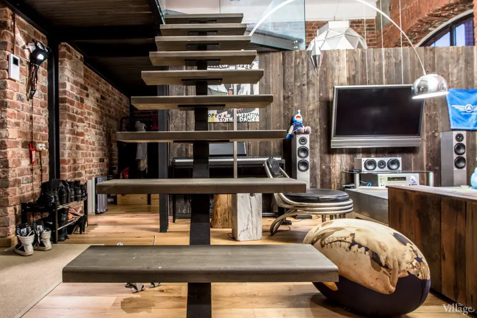 莫斯科旧纺织厂改造的工业风 Loft-8