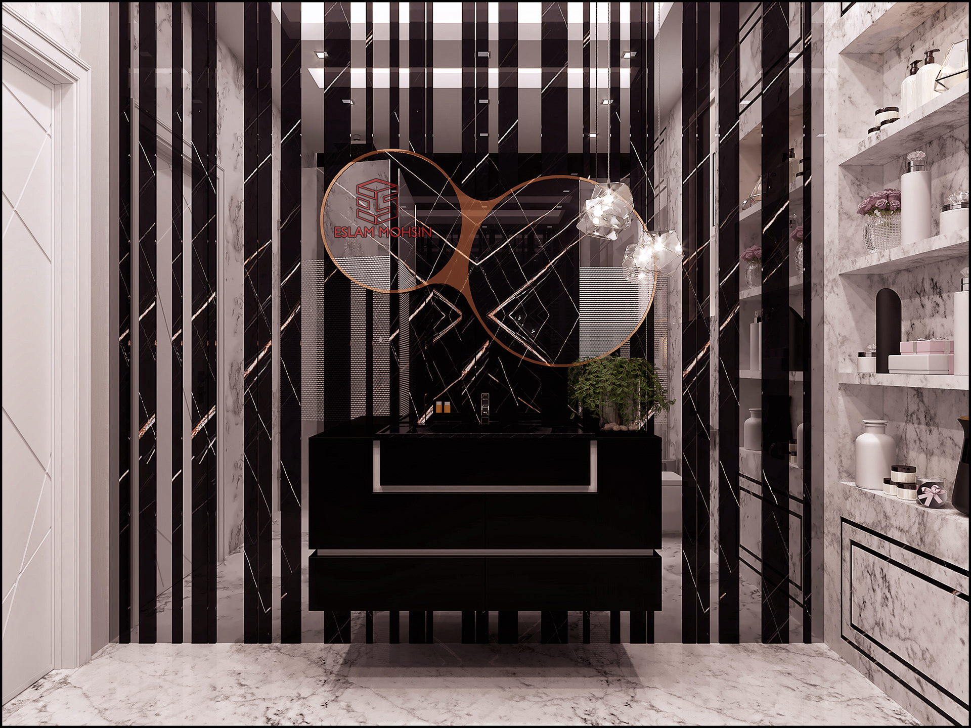 master bedroom with bathroom-14