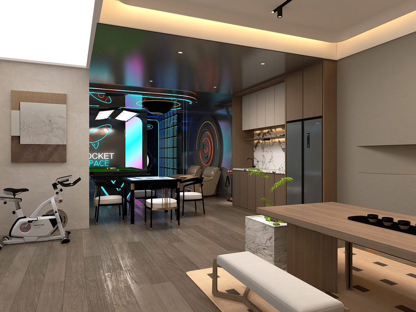 济南世茂天悦公寓地下室改造丨中国济南-5