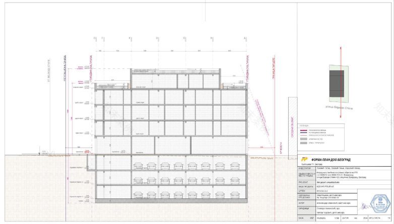 伏伊伏德·斯特普街住宅商业建筑项目丨贝尔格莱德丨Forma Plan-45