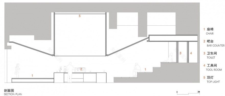 21gram 咖啡厦门禾祥西店 | 楼梯式座位与天井设计-49