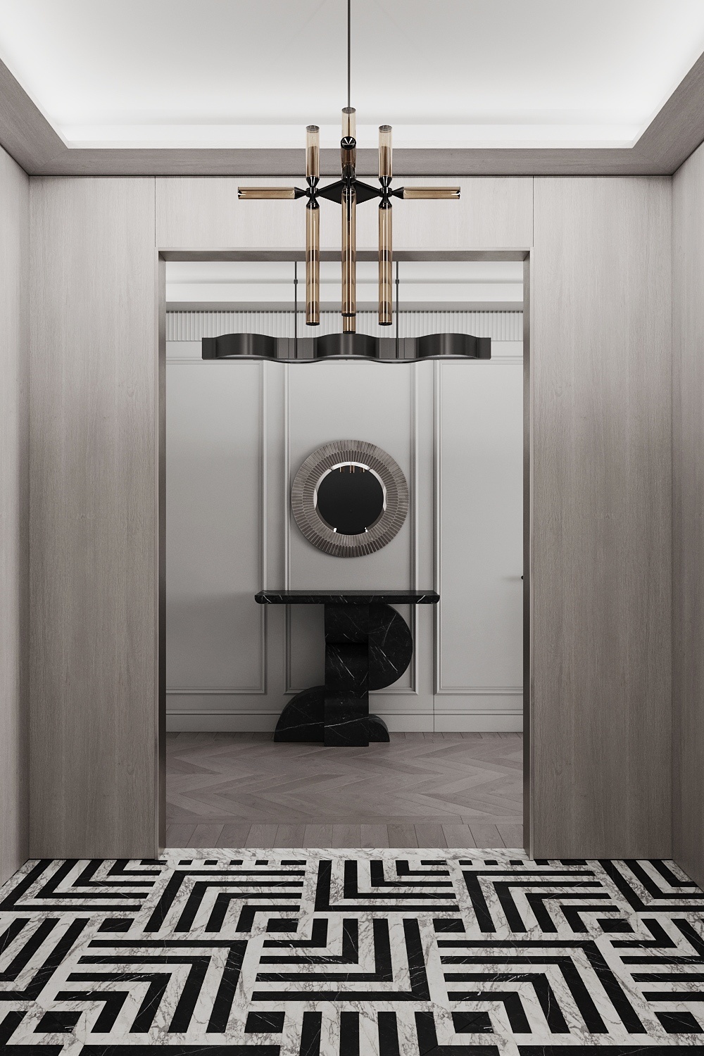 莫斯科河滨公园 88 平室内设计丨俄罗斯莫斯科丨Quadro Room-18