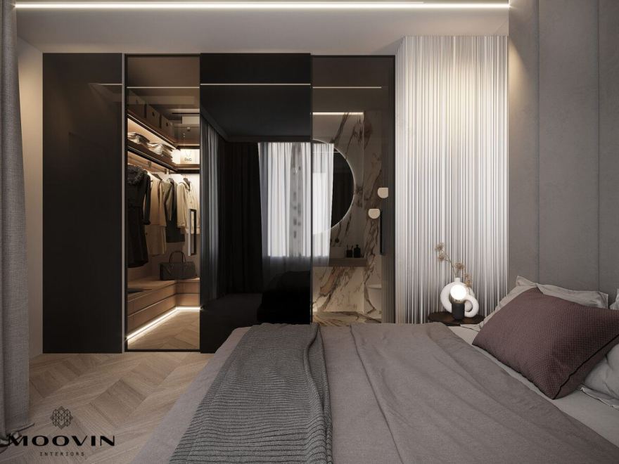 华沙啤酒厂100平方米公寓室内布置丨波兰华沙丨Moovin Interiors-23