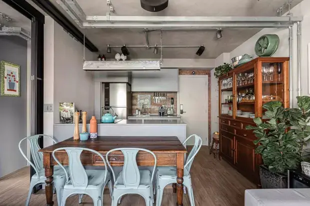 32m2 巴西小公寓的混搭设计魅力-1