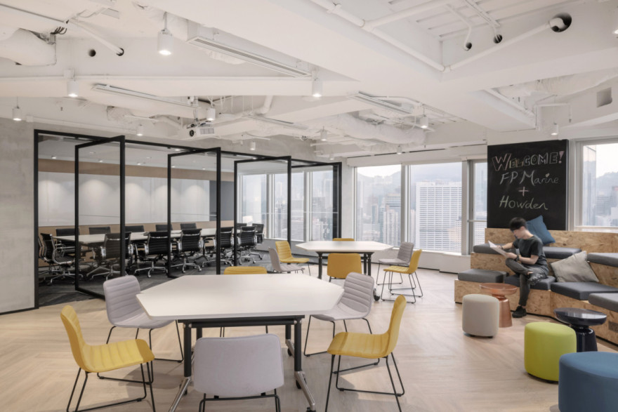 香港 FP Marine 与 Howden 保险经纪公司办公室·打造大型多功能“客厅”-9