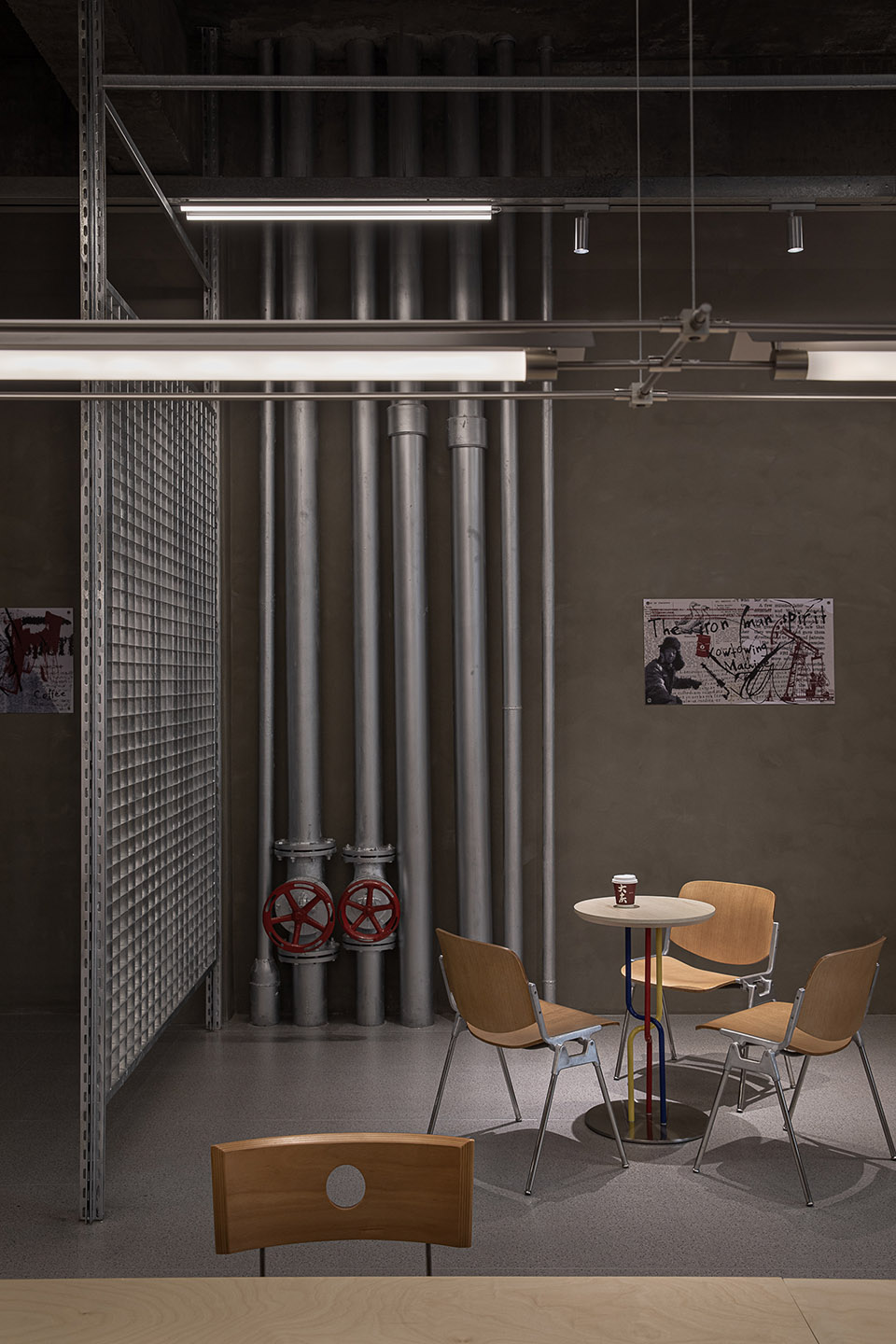 “猛咖”咖啡馆（大庆实验中学店）丨中国大庆丨慢珊瑚设计-117