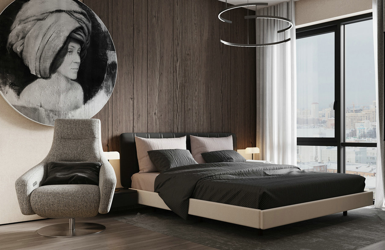 原木+高级灰打造舒适温馨居住空间-13