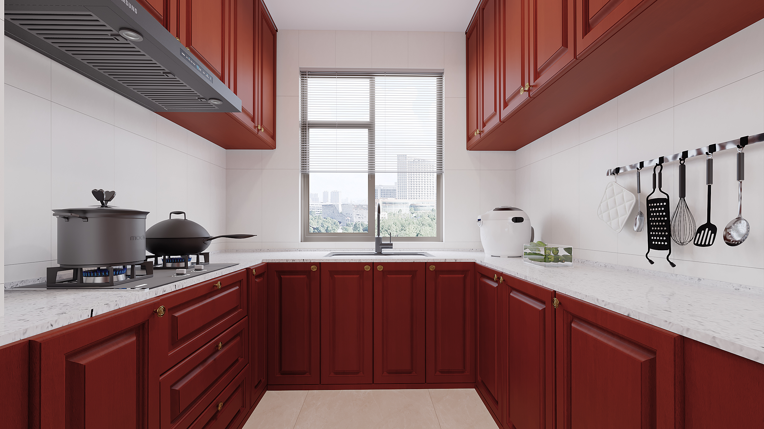 红木老中式家装设计-8