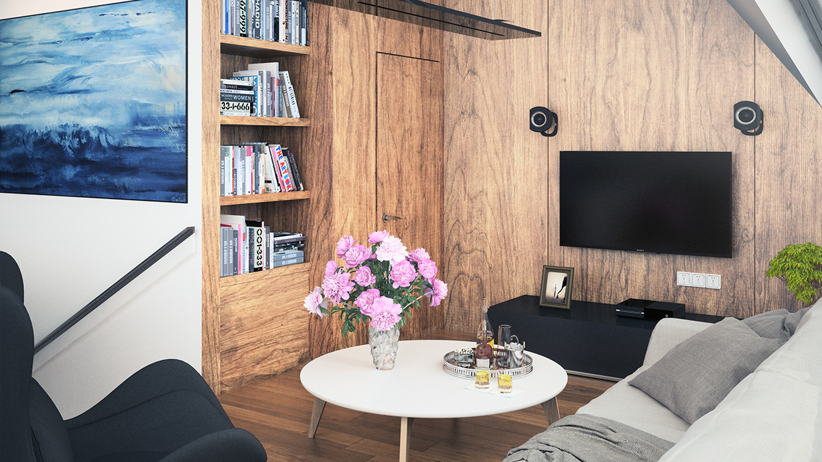 维也纳公寓顶层翻新设计-10