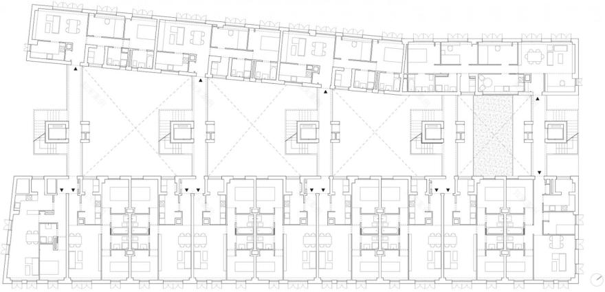 马德里 Adelfas 区的 98 户住宅设计-12
