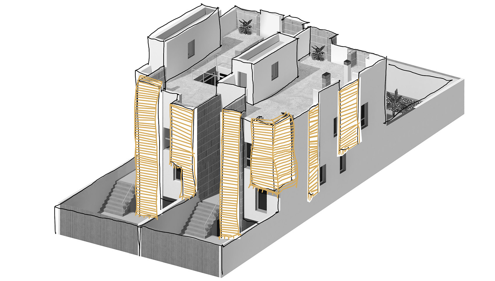 MONTECARMELO联排住宅，马德里 / OOIIO Architecture-16