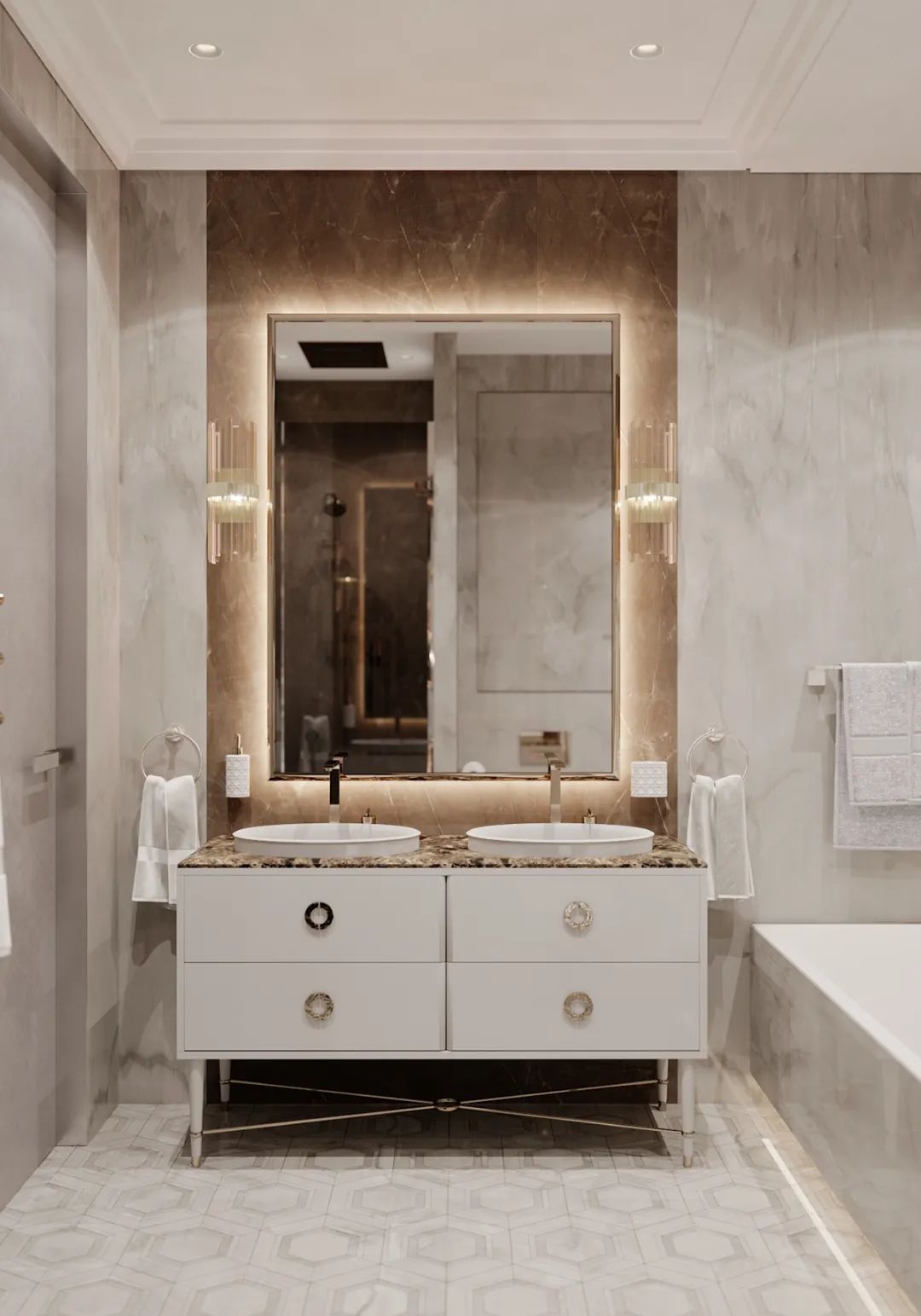 高级灰金属风格住宅丨俄罗斯丨俄罗斯圣彼得堡设计师 Gavriil Verbitsky-22