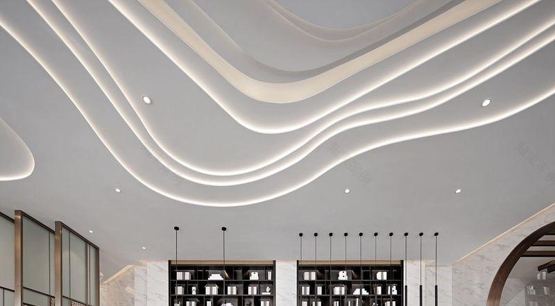 侨信雲起销售中心 | 行云流水般的空间设计-29