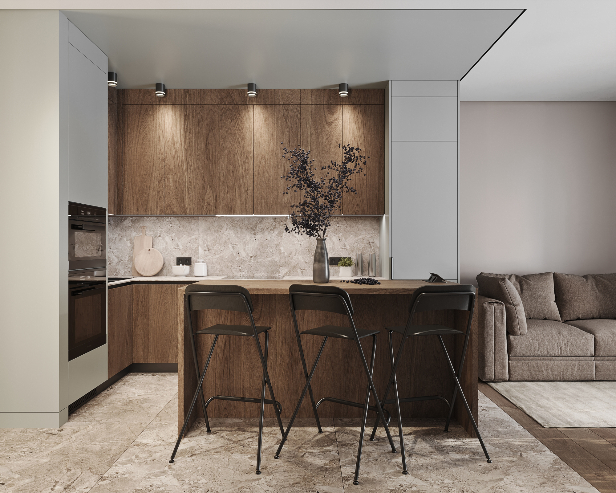 Contemporary Flat Design for Young Family-21