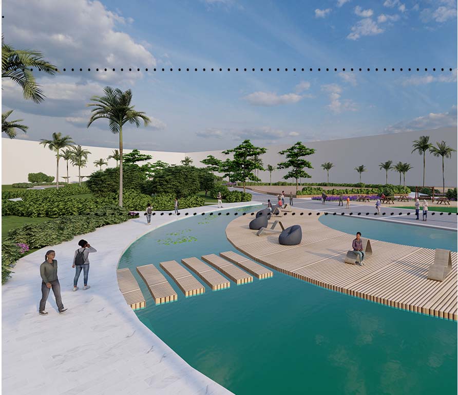 Mall of Arabia 庭院有机公园设计丨埃及丨开罗大学工程学院建筑系-7