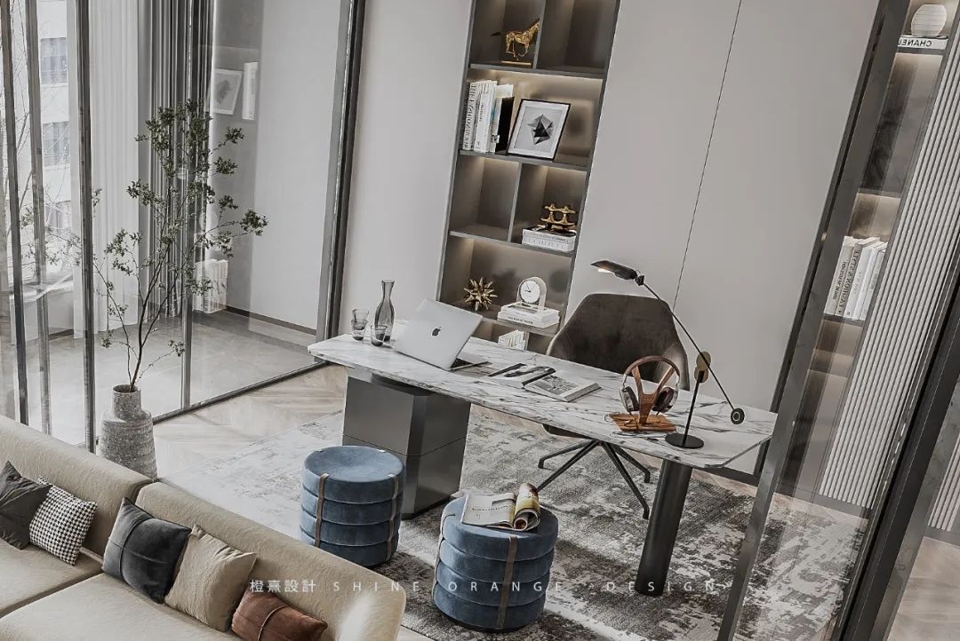 《橙熹设计》-《白云里》 | 现代北欧风格,开放空间设计,充满生活气息-59