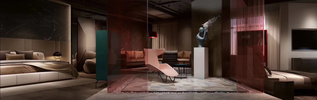 今色厚屋定制 | 红绿撞色打造惊艳空间-0