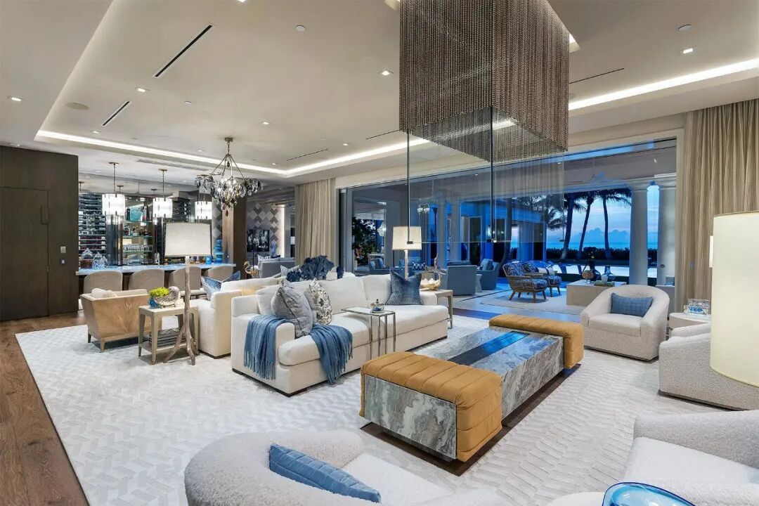 佛罗里达海滨豪宅：6卧11卫的阔绰海滩庄园-30