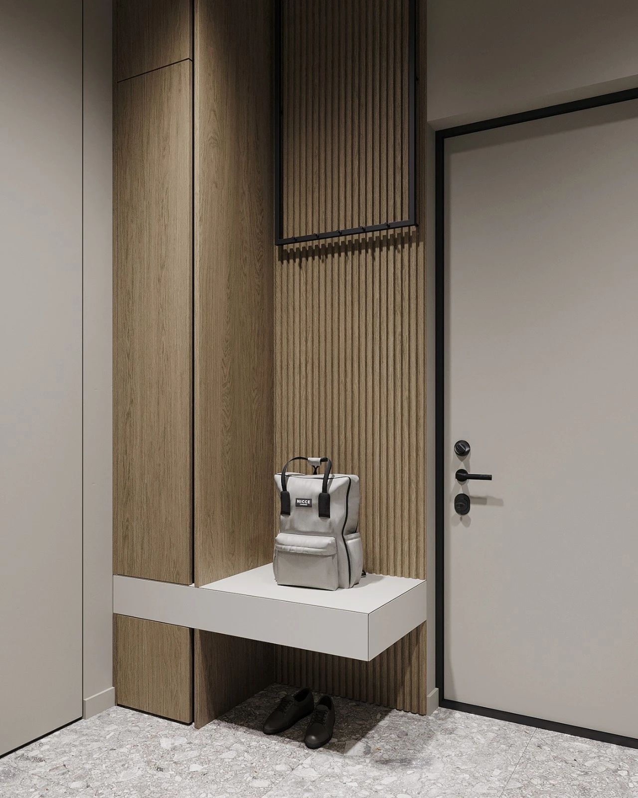 41㎡原木奶油色简美小宅丨Alexander Savinov-25