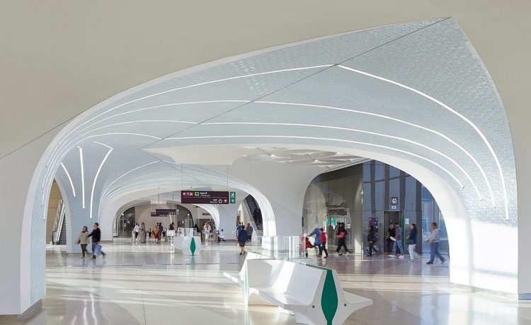 多哈无人驾驶地铁37座车站建设项目丨卡塔尔多哈丨荷兰UNStudio建筑公司,卡塔尔铁路建筑部门-10