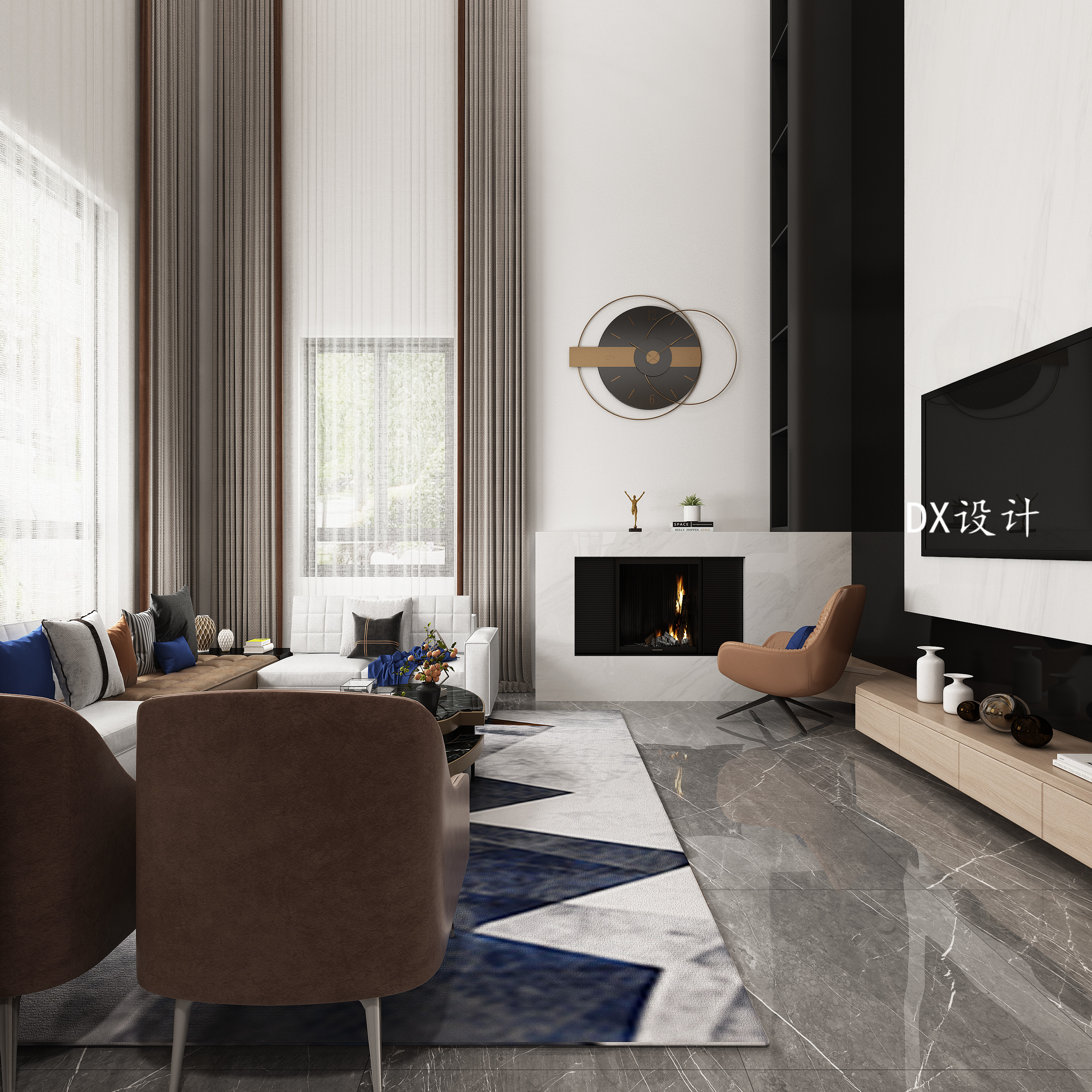 现代风格简洁舒适设计丨原创作品-2