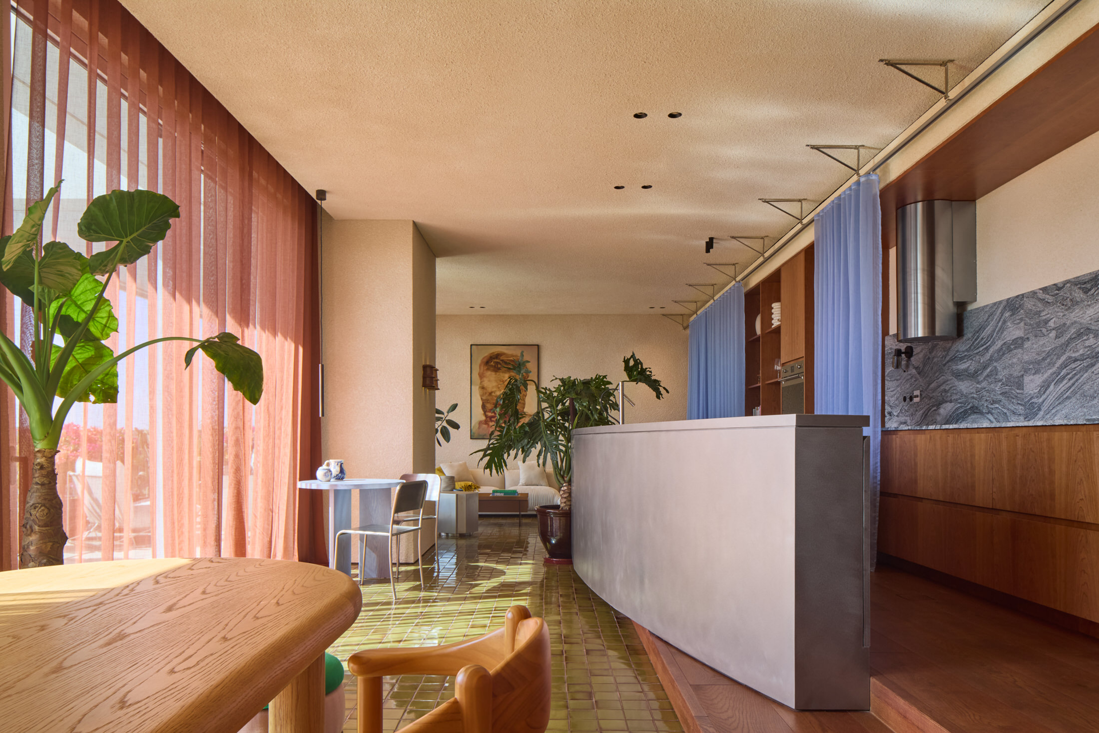 Mid-Century Vibes in Modern Dubai: Al Barari Apartment by Bone Studio.-33