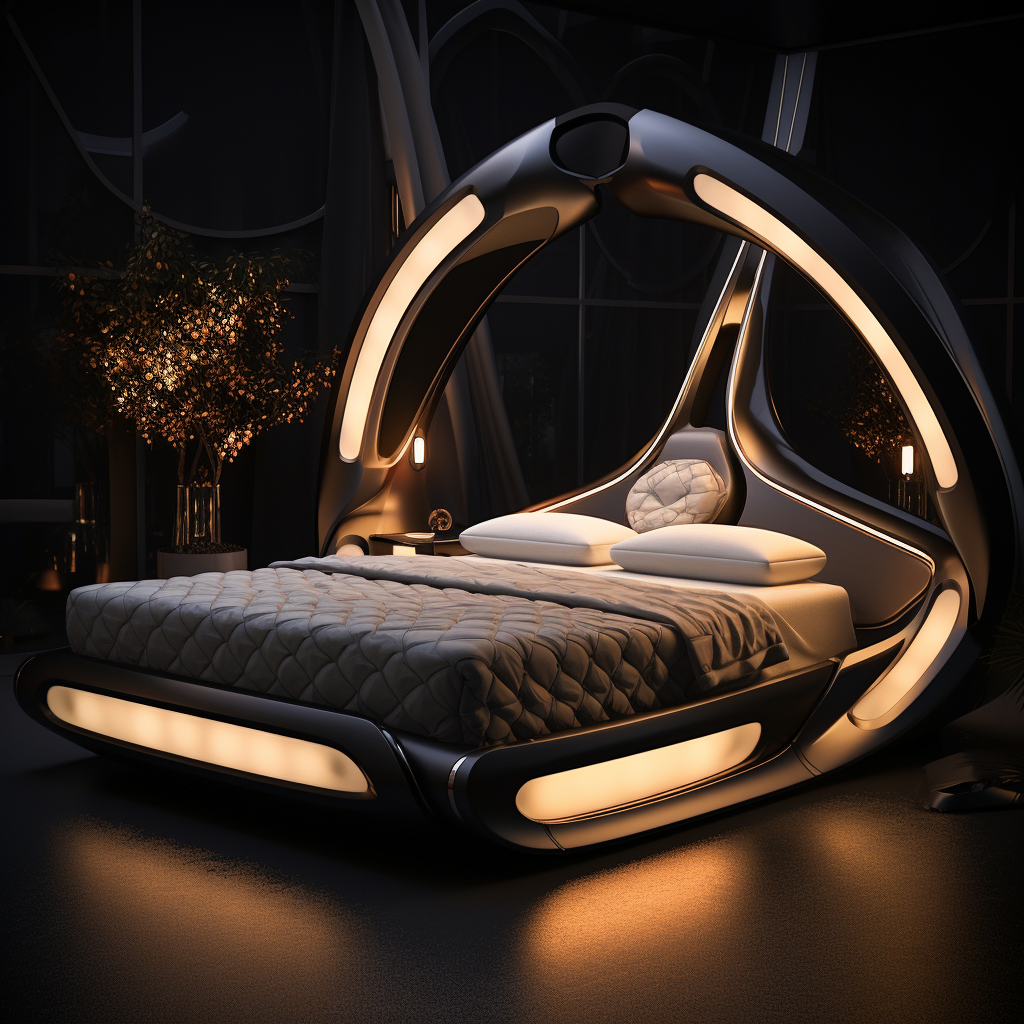 未来之梦:时尚科技床-15