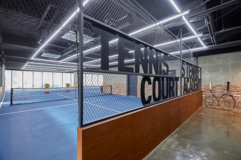 简约清新 106 平室内网球场馆设计-20