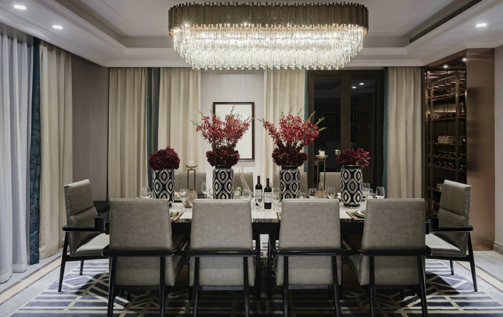 350m²重庆融创金开融府别墅样板间  于计设计-12