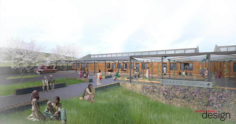 尼泊尔巴拉帕塔医院绿色环保设计-4