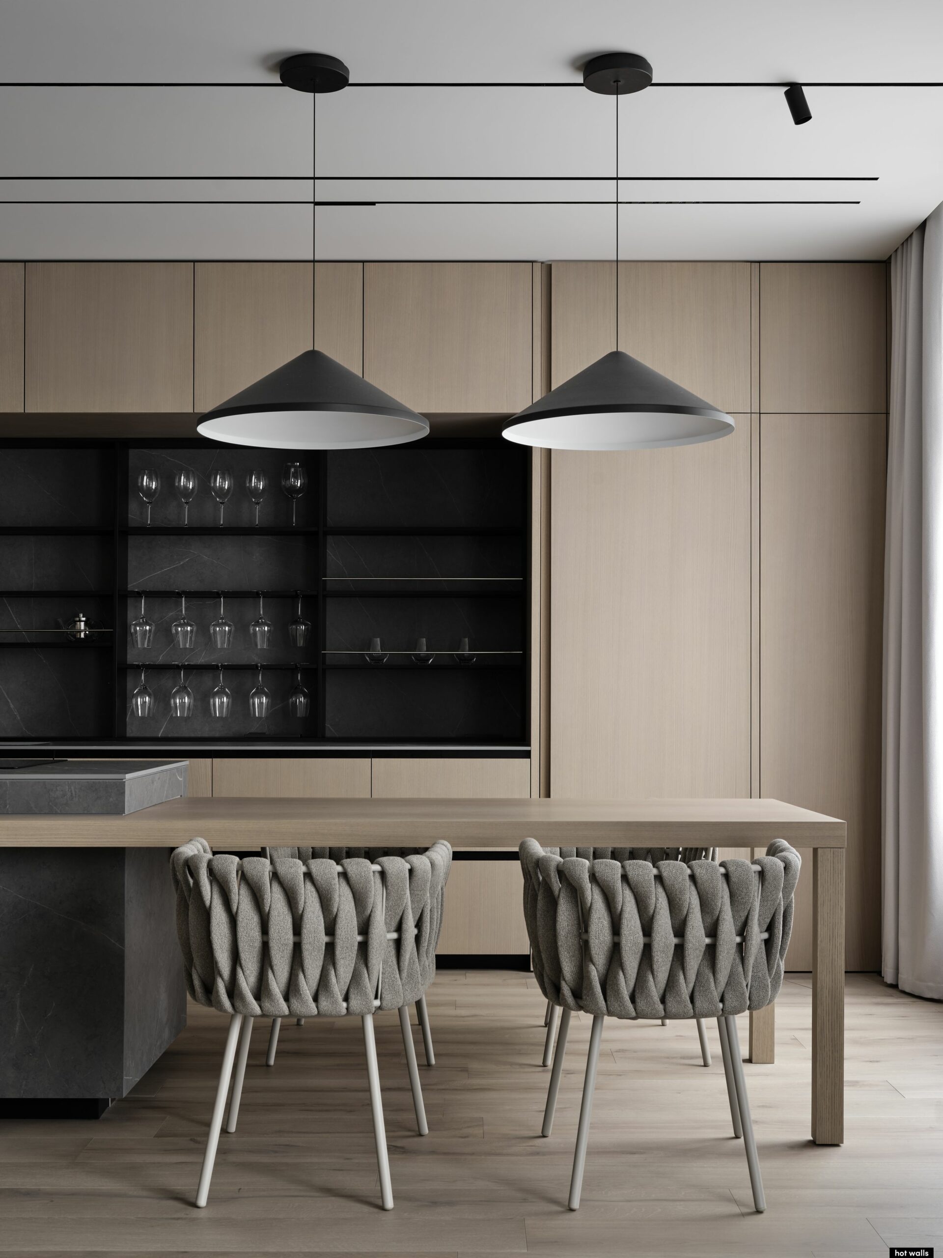 100平米大地色系公寓 | hotwalls作品-7