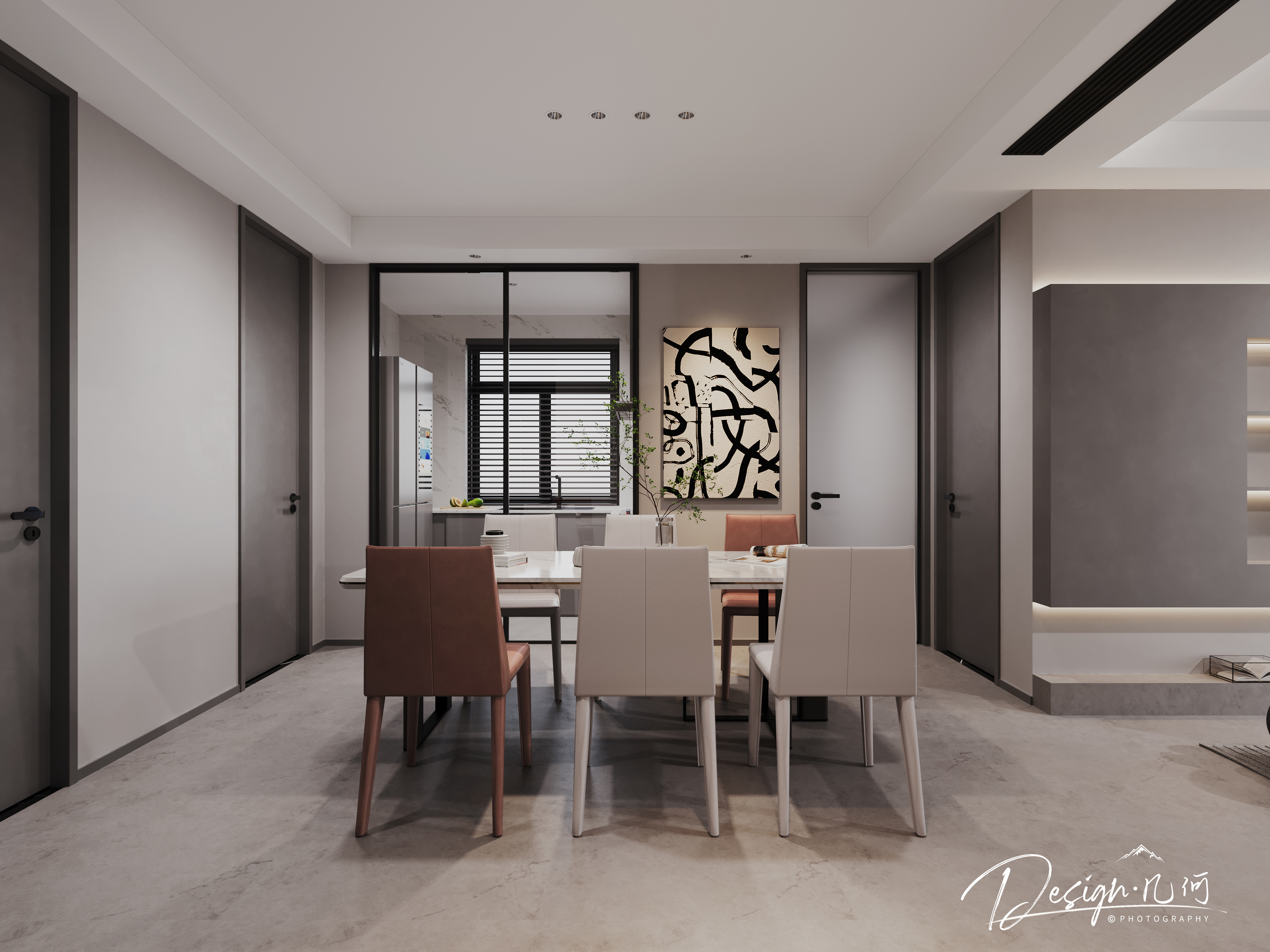 几何视觉表现现代黑白灰-11