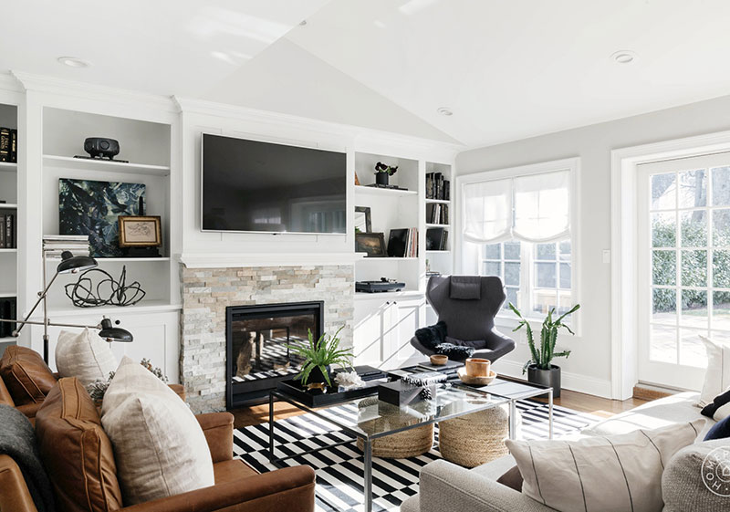 纽约设计师打造长岛黑白家居空间-15