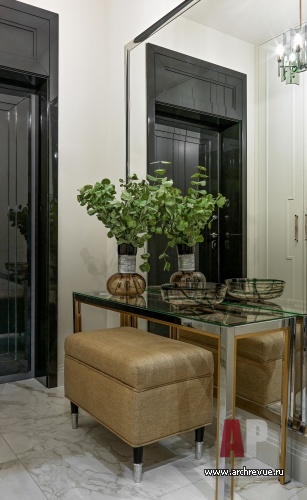 莫斯科带石膏浮雕及定制家具的现代公寓设计丨俄罗斯莫斯科丨Евдокимова Ольга,Зайцева Олеся-9