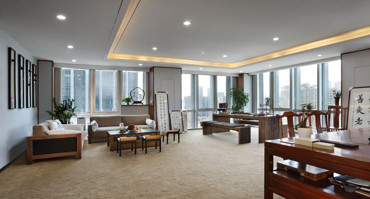 艾艾贴生物科技公司新中式办公室设计-20