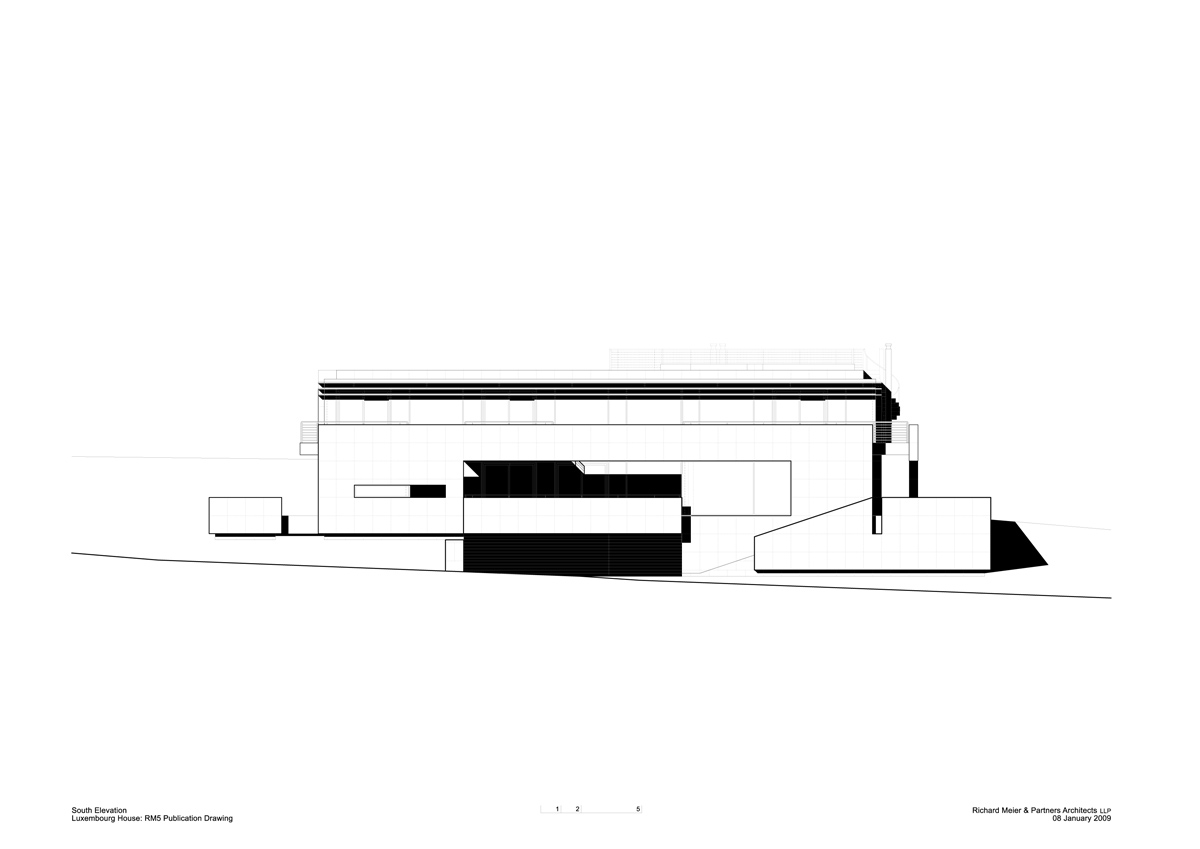 卢森堡 L 型隐居小墅丨richard meier 建筑事务所-27