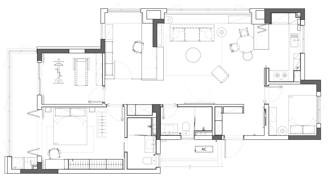 【菲拉设计】精装房改造 · 治愈系美学 · 阳光下的包豪斯丨中国杭州丨菲拉设计(FLY DESIGN)-69
