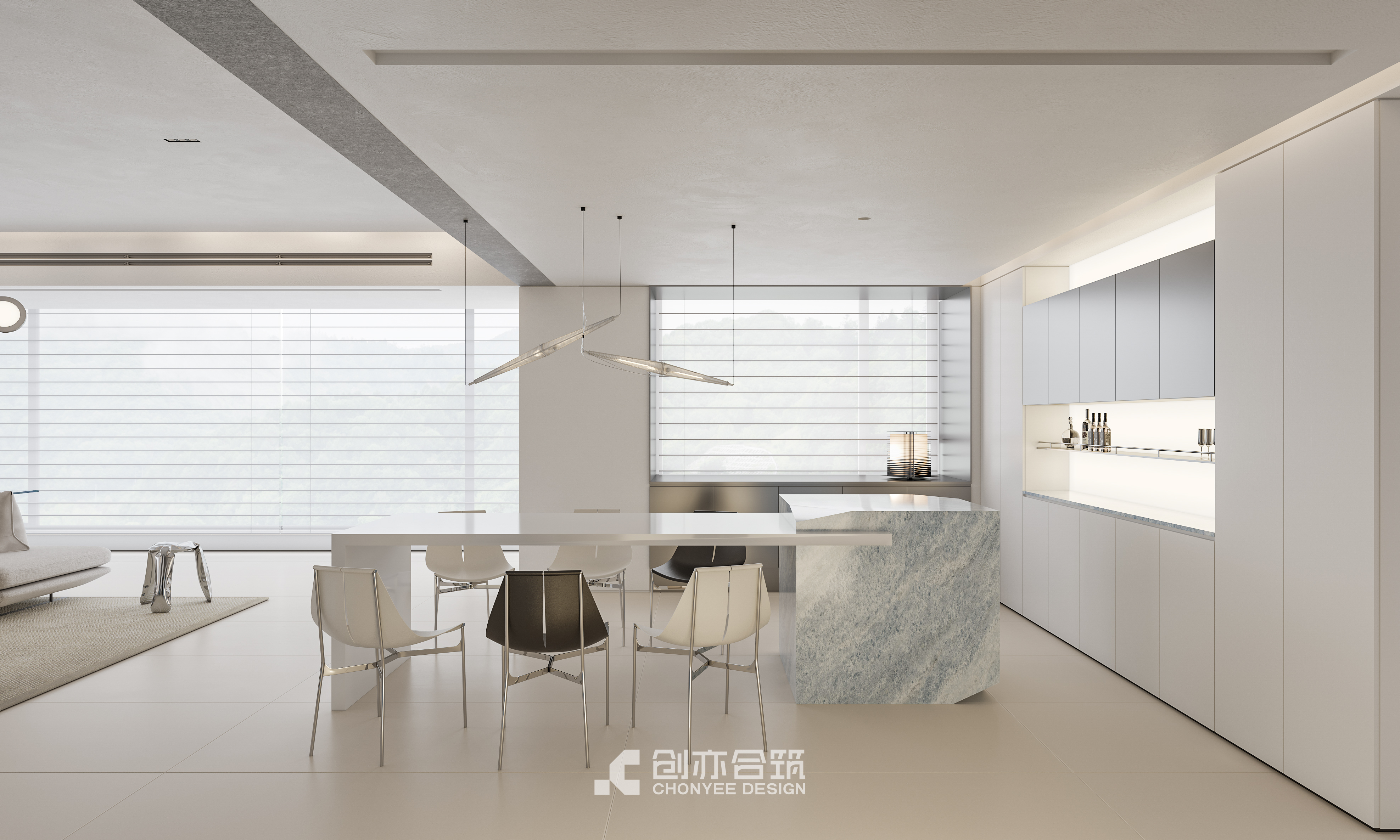 创亦合筑CHONYEE DESIGN｜长沙·万科瑧湾汇 300平-2