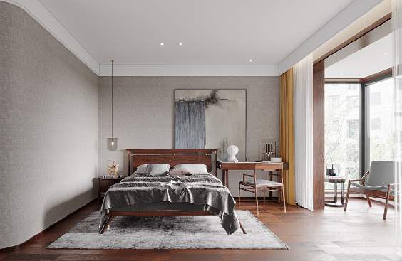 现代新中式风格设计丨周笙笙建筑装饰设计-43