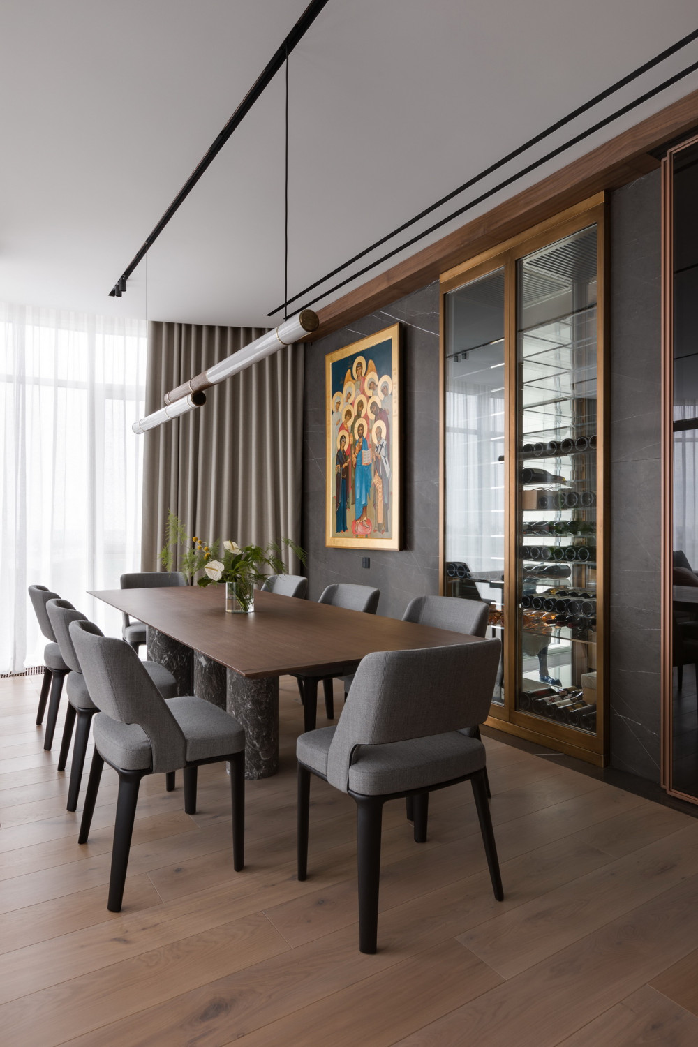 现代家庭公寓的多彩室内设计风格 Deep Chord interior / YODEZEEN Architects-3