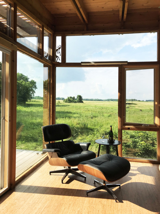 爱荷华州玻璃小屋，环保设计融入大自然-23