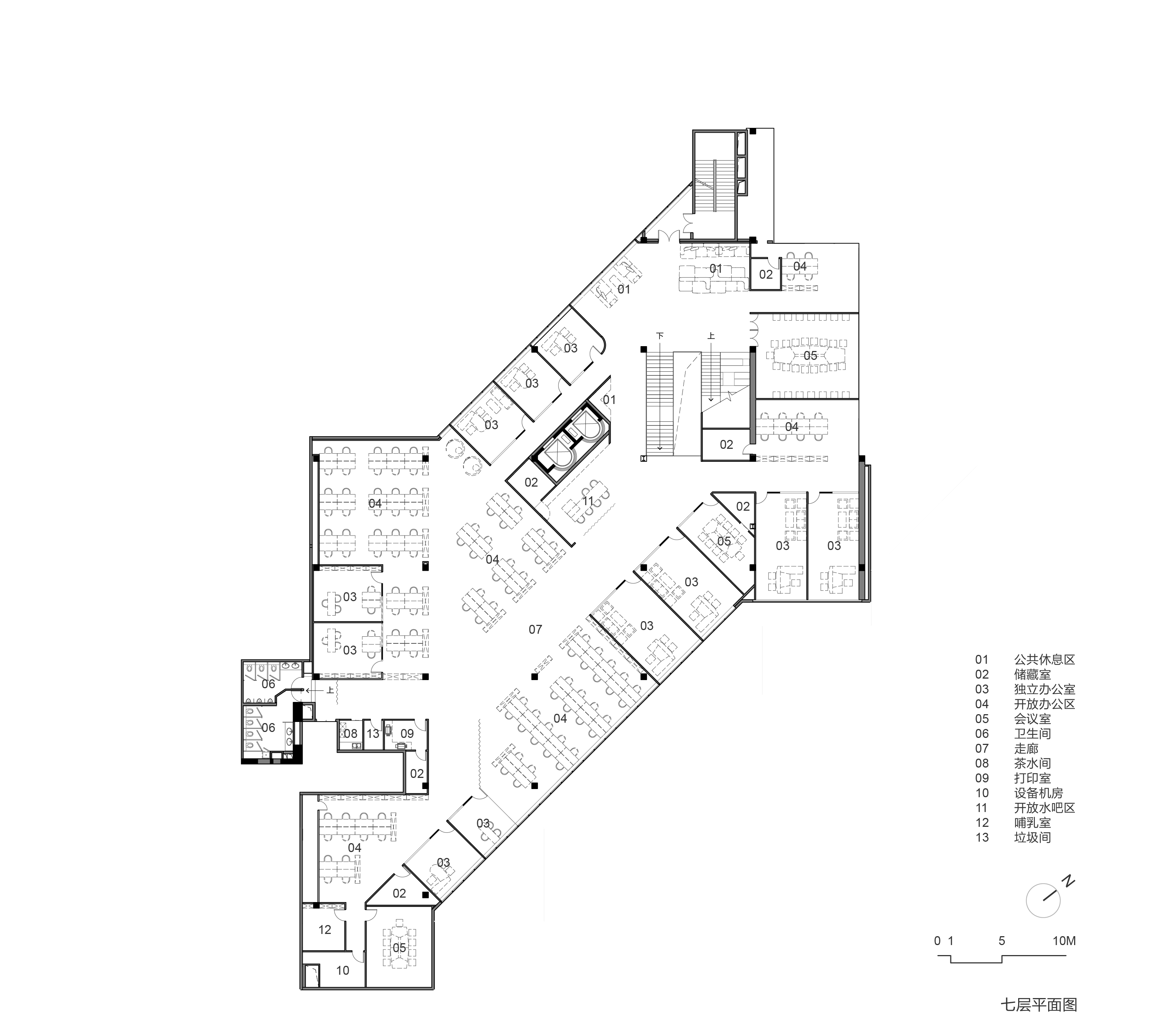 自然而然：老建筑里的办公空间再生 / CPLUS希加建筑 -16
