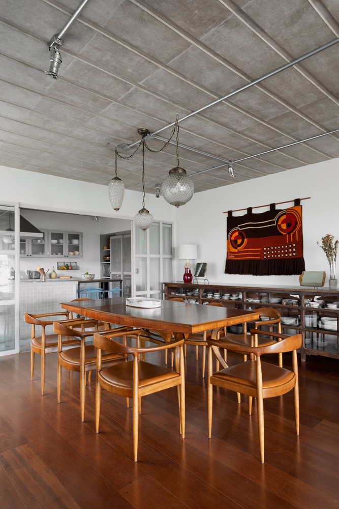 巴西圣保罗乡村风格平层改造-9